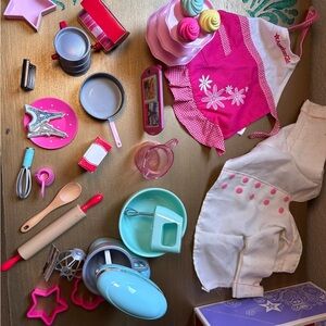 American girl baking set